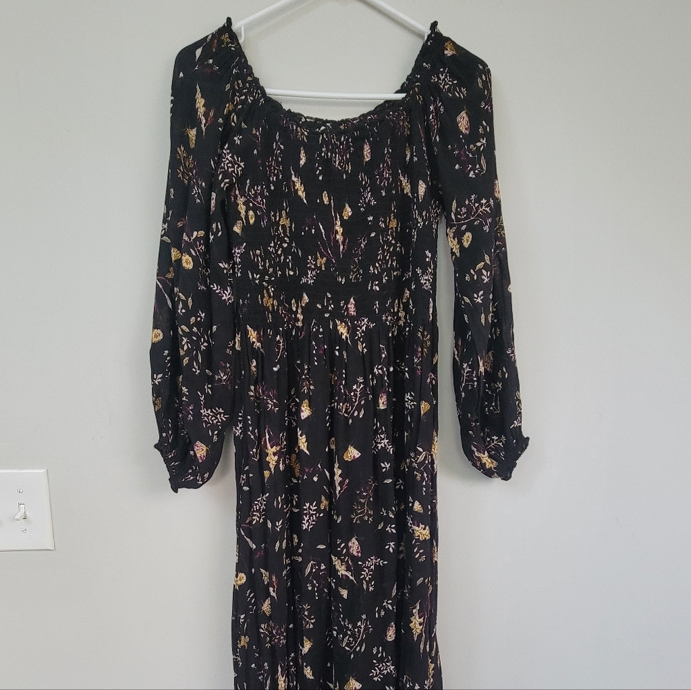 Kimchi Blue Dress Women's Size M Cottagecore Dark Fairy Goth Vampy Boho